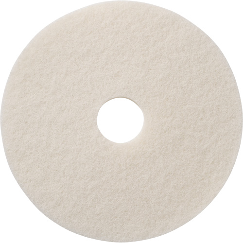 Floor Pads, 12", Polish, White Distribution Industrielle GC