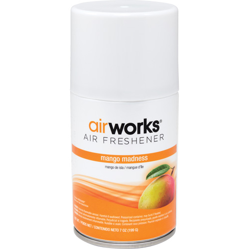 AirWorks&reg; Metered Air Fresheners, Mango Madness, Aerosol Can Distribution Industrielle GC