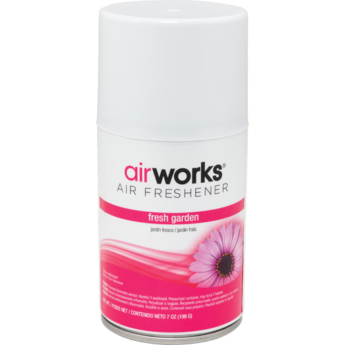 AirWorks&reg; Metered Air Fresheners, Fresh Garden, Aerosol Can Distribution Industrielle GC