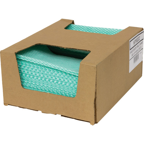 Chiffons de choix pour comptoir SaniWorks, Vert/Blanc Distribution Industrielle GC