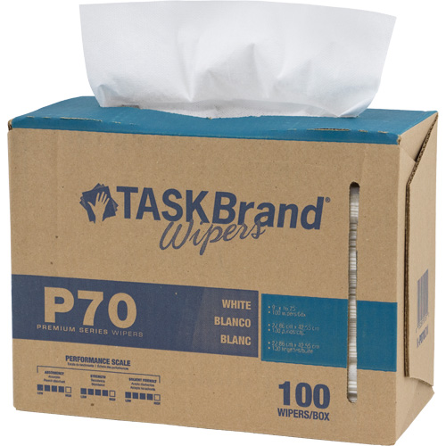TaskBrand&reg; P70 Premium Series Wipers, Heavy-Duty, 16-3/4" L x 8-1/4" W Distribution Industrielle GC