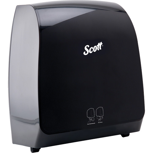 Distributeur de serviettes en rouleaux durs Scott Pro, &eacute;lectronique/Sans contact, 12,66" la x 9,18" p x 16,44" h Distribution Industrielle GC