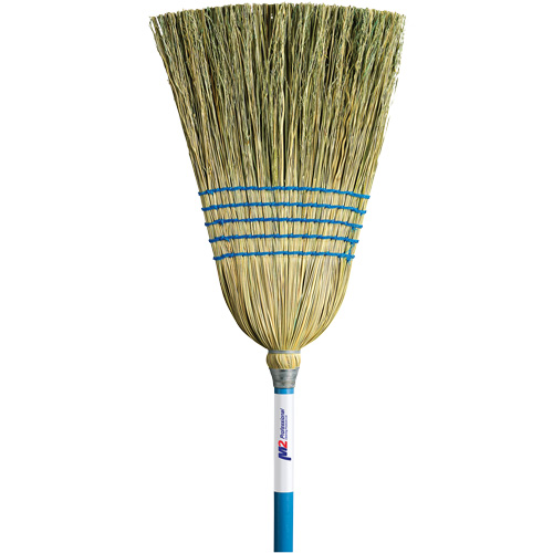 Balai de paille &agrave; usage l&eacute;ger pour int&eacute;rieur/ext&eacute;rieur, Cinq cordes, Manche Bois Distribution Industrielle GC