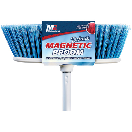 Flat Magnetic Indoor Broom with Handle, 48" Long Distribution Industrielle GC