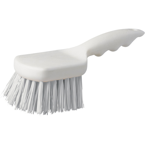 Brosse &agrave; chaudron &agrave; manche court, 9" l, Soies Polypropyl&egrave;ne, Blanc Distribution Industrielle GC