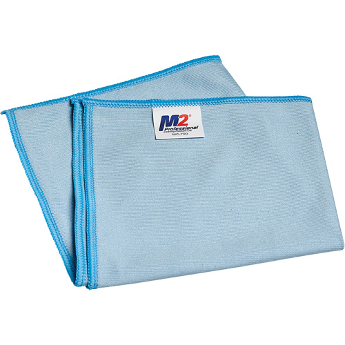 Chiffon de nettoyage pour vitres, Microfibre, Bleu Distribution Industrielle GC