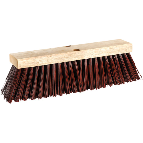 Balai-brosse de rue et d'&eacute;curie, 16", Extra-ferme, Soies Polypropyl&egrave;ne Distribution Industrielle GC