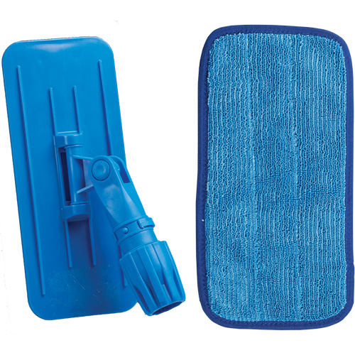 Vadrouille & cadre pour le nettoyage mural, Microfibre, 11" lo x 10" la Distribution Industrielle GC