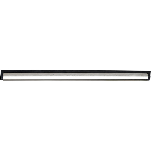 Window Squeegee Channel and Rubber, 12", Rubber, Stainless Steel Frame Distribution Industrielle GC