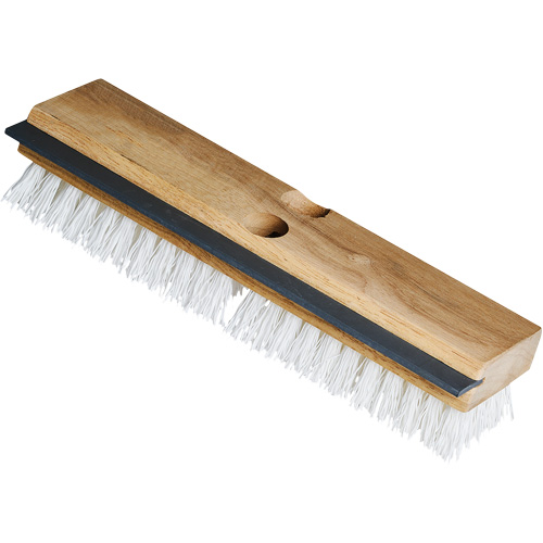 Utility Scrub Brush & Squeegee, 11" L, Polypropylene Bristles, White Distribution Industrielle GC