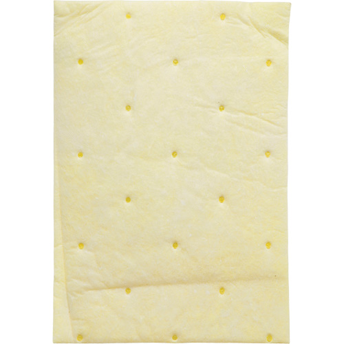 Tampon absorbant haute capacit&eacute; pour produits chimiques, Mati&egrave;res dangereuses, 14,5" x 9,25", 26,3 gal d'absorption Distribution Industrielle GC