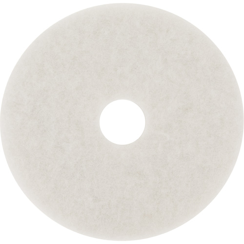 Floor Pad, 10", Buffing/Cleaning/Polish, White Distribution Industrielle GC