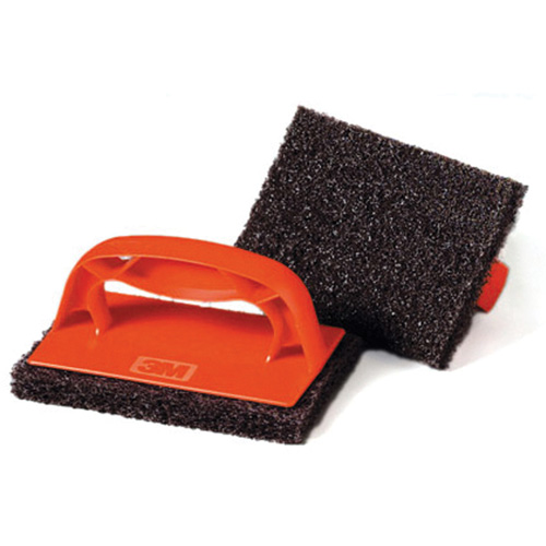Tampon &agrave; r&eacute;curer pour plaque de cuisson Scotch-Brite, 4" lo x 6" la Distribution Industrielle GC
