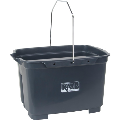 Dual Compartment Bucket, 4.75 US Gal. (19 qt.) Capacity, Grey Distribution Industrielle GC