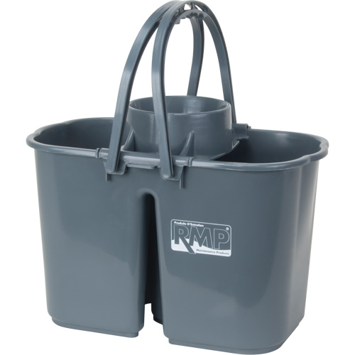 Seau et essoreuse pour vadrouille, Passoire, 3,75 gal. US (15 pintes), Gris Distribution Industrielle GC
