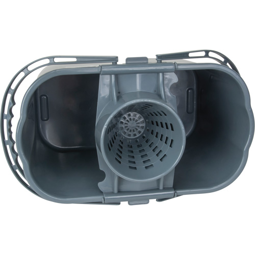Seau et essoreuse pour vadrouille, Passoire, 3,75 gal. US (15 pintes), Gris Distribution Industrielle GC