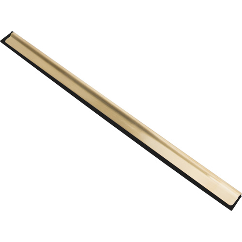 Lame de raclette &agrave; vitres, 14", Caoutchouc, Cadre Laiton Distribution Industrielle GC