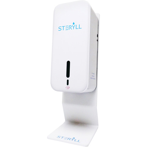 Support de bureau pour distributeur de d&eacute;sinfectant pour les mains Distribution Industrielle GC