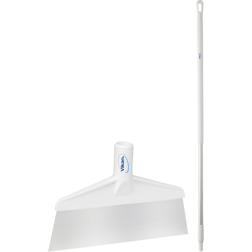 Grattoir &agrave; plancher avec manche, Blanc, 9-3/5" la x 55-9/10" lo Distribution Industrielle GC