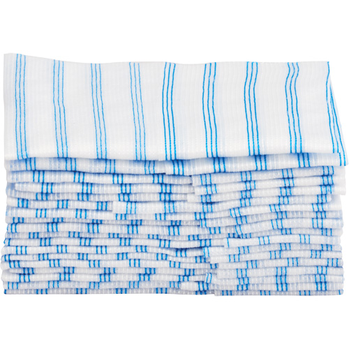 Chiffons jetables, Microfibre, Bleu/Blanc Distribution Industrielle GC