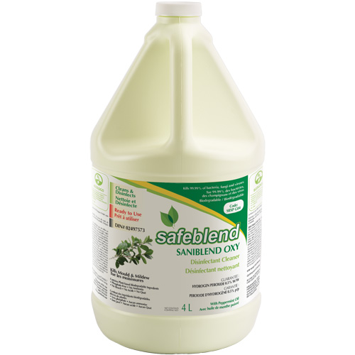 OXY Peppermint Oil Disinfectant Cleaner, 4 L, Jug Distribution Industrielle GC