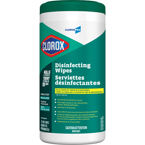 Lingettes d&eacute;sinfectantes, 75 lingettes Distribution Industrielle GC