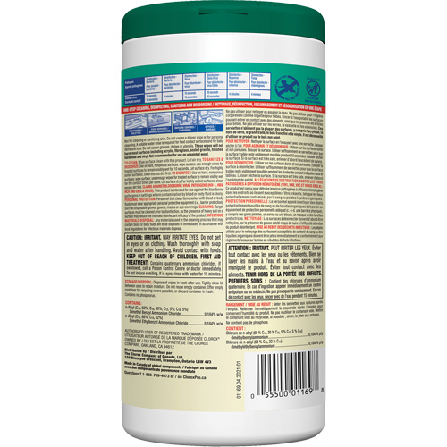 Lingettes d&eacute;sinfectantes, 75 lingettes Distribution Industrielle GC