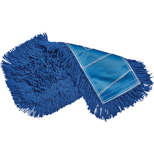 Vadrouille &agrave; &eacute;pousseter &eacute;conomique, Style &agrave; enfiler, Fil, 18" lo x 5" la Distribution Industrielle GC
