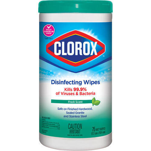 Lingettes d&eacute;sinfectantes, 75 lingettes Distribution Industrielle GC