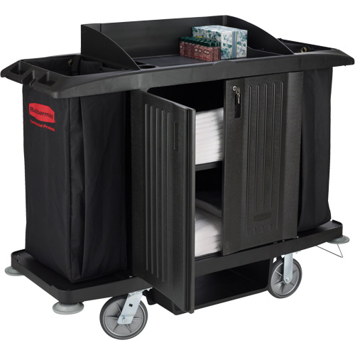 Executive Full-Size Housekeeping Cart with Doors Distribution Industrielle GC