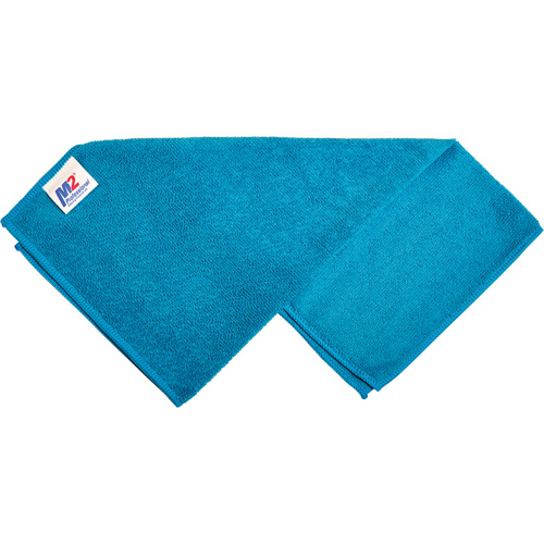 Chiffon de nettoyage, Microfibre, Bleu Distribution Industrielle GC