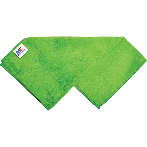 Chiffon de nettoyage, Microfibre, Vert Distribution Industrielle GC