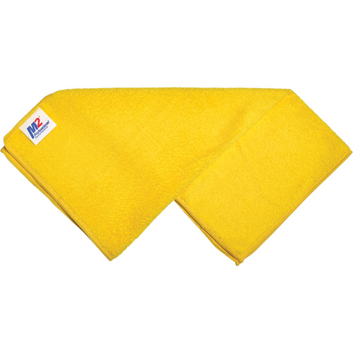 Chiffon de nettoyage, Microfibre, Jaune Distribution Industrielle GC
