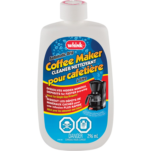 Whink&reg; Automatic Drip Coffee Maker Cleaner, 296 ml, Bottle Distribution Industrielle GC