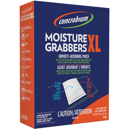 Sachets d&eacute;shydratants Concrobium Moisture Grabbers XL Distribution Industrielle GC