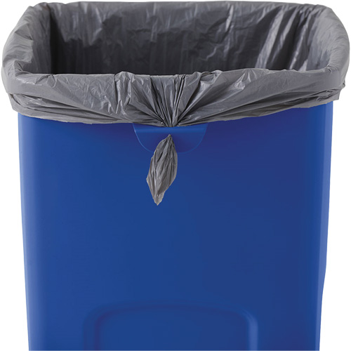 Untouchable&reg; Square Recycling Container, Bulk, Plastic, 23 US gal. Distribution Industrielle GC
