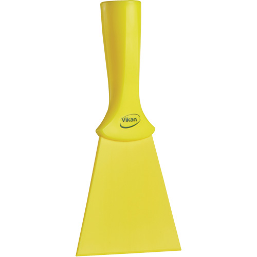 Grattoir en nylon avec poign&eacute;e filet&eacute;e, Jaune, 4" la x 8" lo Distribution Industrielle GC