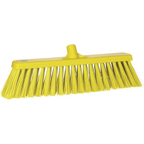 Balai-brosse robuste, Crins Ferme, 20", Polyester, Jaune Distribution Industrielle GC
