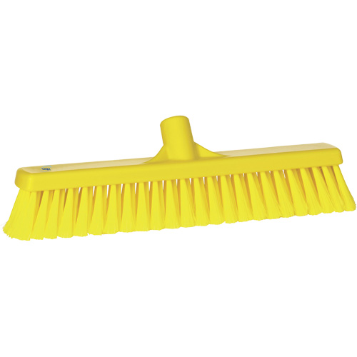 Balai-brosse pour particules fines, Crins Fin/&agrave; bout ouvrant, 16-1/4", Polypropyl&egrave;ne, Jaune Distribution Industrielle GC