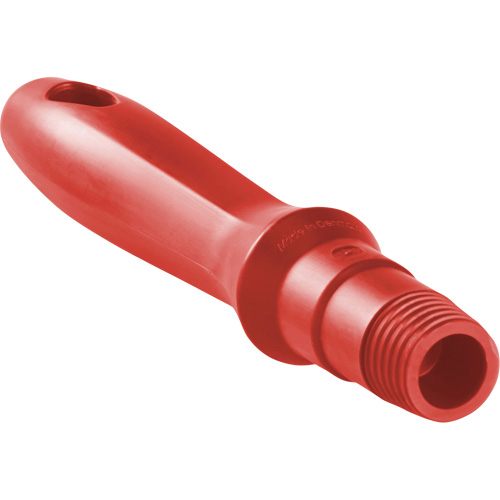 Mini manche, Brosse/Support &agrave; tampon/Grattoir/Raclette, Rouge, Standard, 6-1/4" lo Distribution Industrielle GC