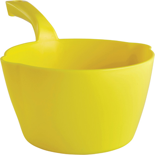 Pelle &agrave; main ronde, Plastique, Jaune, 64 oz Distribution Industrielle GC