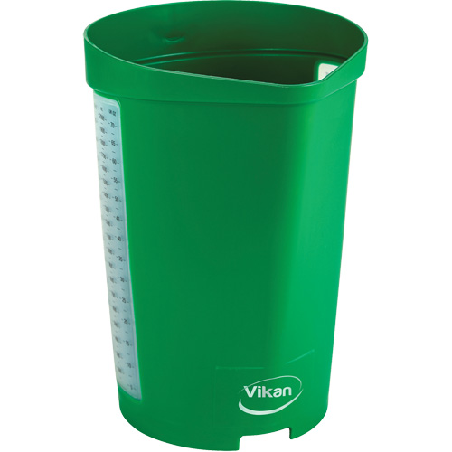 Cruche gradu&eacute;e, Plastique, Vert, 65 oz Distribution Industrielle GC