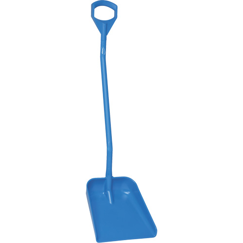 Pelle ergonomique &agrave; grande lame, Longueur de 51", Plastique, Bleu Distribution Industrielle GC