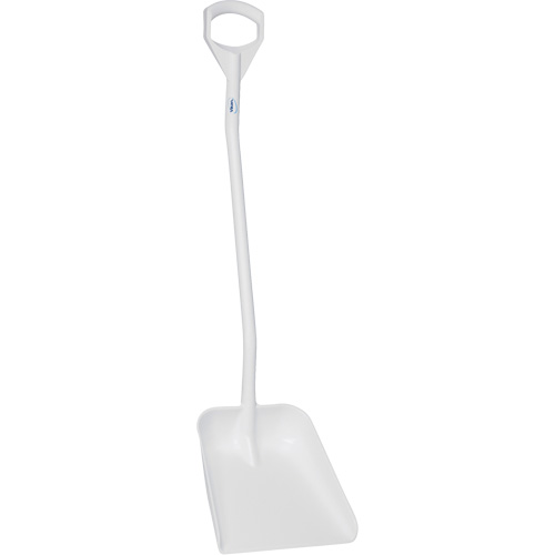 Pelle ergonomique &agrave; grande lame, Longueur de 51", Plastique, Blanc Distribution Industrielle GC