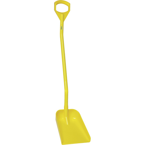 Pelle ergonomique &agrave; lame r&eacute;duite, Longueur de 50", Plastique, Jaune Distribution Industrielle GC