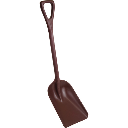 Pelle monobloc perceptible par d&eacute;tecteur de m&eacute;tal, Lame 10" x 14", Longueur de 37-1/2", Plastique, Rouge Distribution Industrielle GC