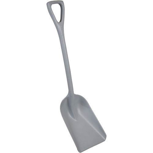 Pelle monobloc perceptible par d&eacute;tecteur de m&eacute;tal, Lame 10" x 14", Longueur de 37-1/2", Plastique, Gris Distribution Industrielle GC