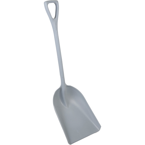 Pelle monobloc perceptible par d&eacute;tecteur de m&eacute;tal, Lame 13-3/4" x 17", Longueur de 42-1/2", Plastique, Gris Distribution Industrielle GC