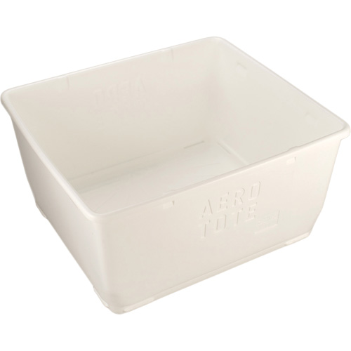 Aero-Tote Tub with Drain Plug, Plastic, White Distribution Industrielle GC