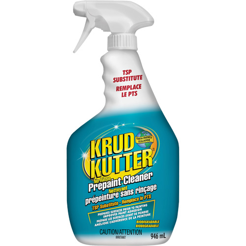 Nettoyant pour pr&eacute;peinture sans rinçage Substitut TSP Krud Kutter, 946 ml, Bouteille &agrave; g&acirc;chette Distribution Industrielle GC
